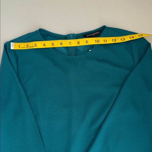 Banana Republic Teal Long Sleeve Dress - Picture 7 of 15